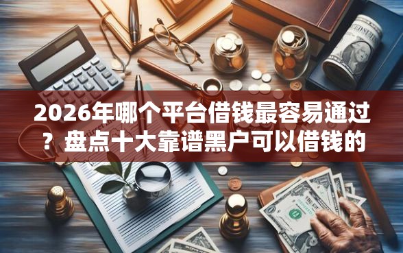 2026年哪个平台借钱最容易通过?盘点十大靠谱黑户可以借钱的软件 2026年哪个平台借钱最容易通过?盘点十大靠谱黑户可以借钱的软件
