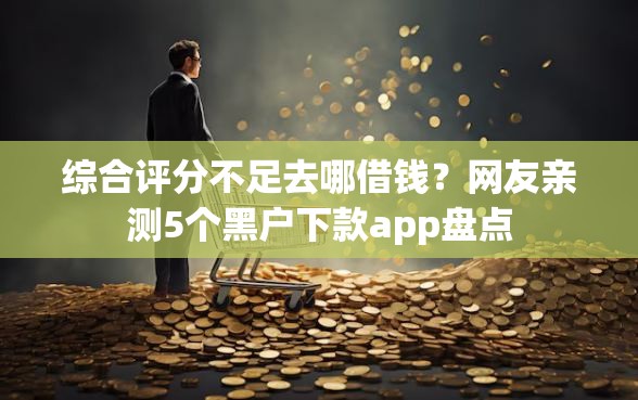 综合评分不足去哪借钱？网友亲测5个黑户下款app盘点