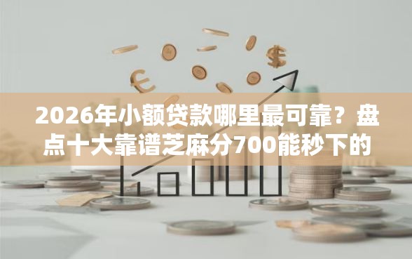 2026年小额贷款哪里最可靠？盘点十大靠谱芝麻分700能秒下的软件