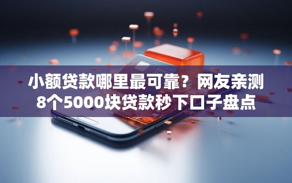 小额贷款哪里最可靠?网友亲测8个5000块贷款秒下口子盘点 小额贷款哪里最可靠?网友亲测8个5000块贷款秒下口子盘点