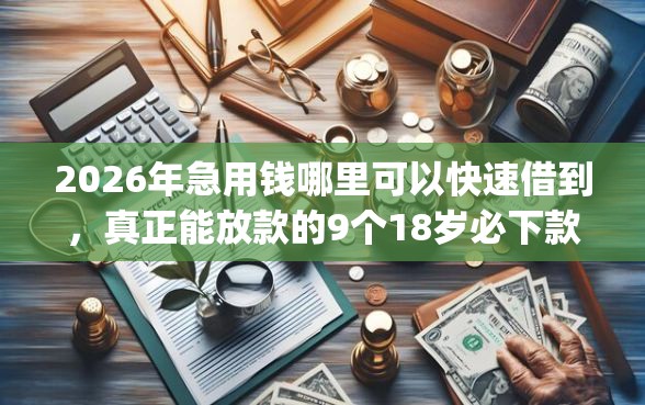 2026年急用钱哪里可以快速借到,真正能放款的9个18岁必下款的网贷app推荐 2026年急用钱哪里可以快速借到,真正能放款的9个18岁必下款的网贷app推荐