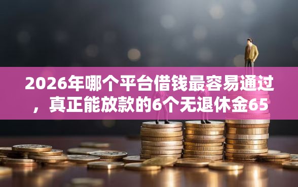 2026年哪个平台借钱最容易通过，真正能放款的6个无退休金65岁老人贷款平台推荐