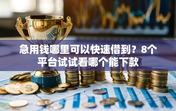 急用钱哪里可以快速借到？8个平台试试看哪个能下款