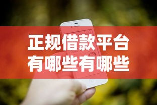 正规借款平台有哪些有哪些？6个营业执照贷款平台推荐给你
