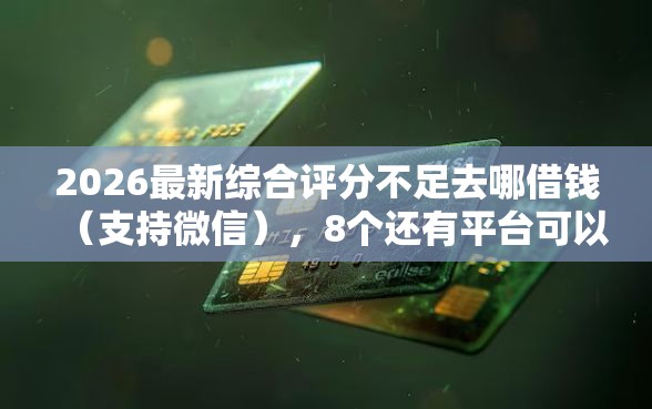 2026最新综合评分不足去哪借钱（支持微信），8个还有平台可以借钱无私分享