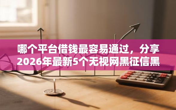 哪个平台借钱最容易通过，分享2026年最新5个无视网黑征信黑3万贷款