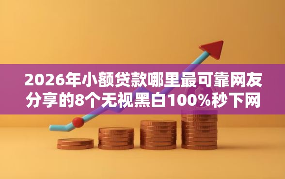 2026年小额贷款哪里最可靠网友分享的8个无视黑白100%秒下网贷软件我觉得不错！
