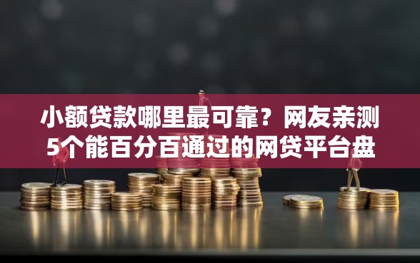 小额贷款哪里最可靠？网友亲测5个能百分百通过的网贷平台盘点