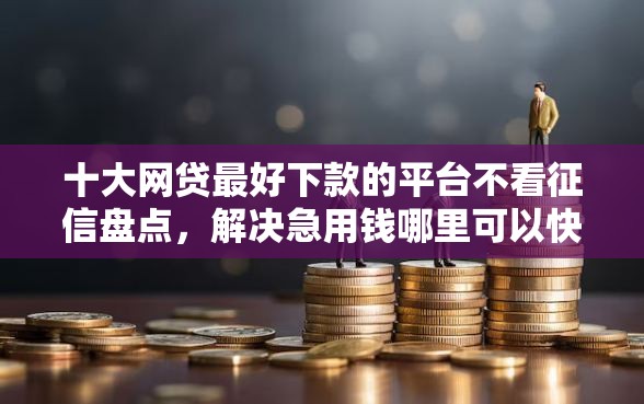 十大网贷最好下款的平台不看征信盘点，解决急用钱哪里可以快速借到的问题