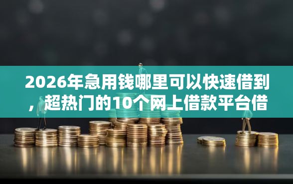 2026年急用钱哪里可以快速借到，超热门的10个网上借款平台借钱靠谱推荐