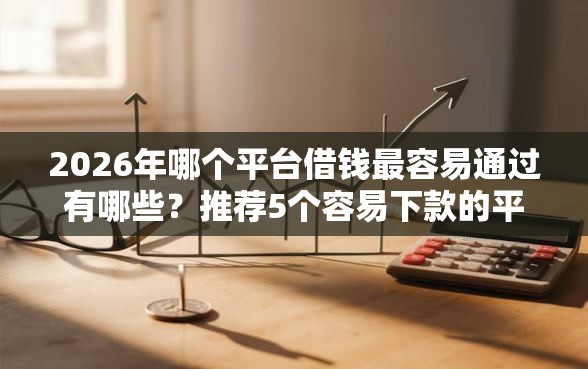 2026年哪个平台借钱最容易通过有哪些？推荐5个容易下款的平台