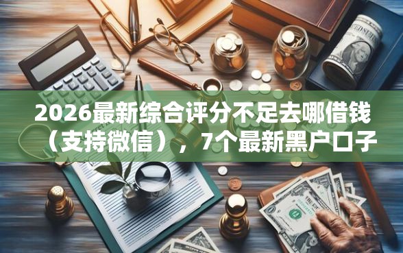 2026最新综合评分不足去哪借钱（支持微信），7个最新黑户口子无私分享