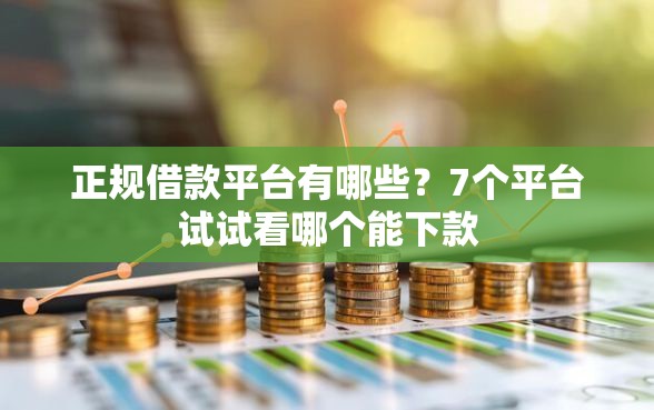 正规借款平台有哪些?7个平台试试看哪个能下款 正规借款平台有哪些?7个平台试试看哪个能下款