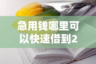 急用钱哪里可以快速借到2千元无门槛本月借款平台力荐！分享小额网贷口子2千元无门槛借款
