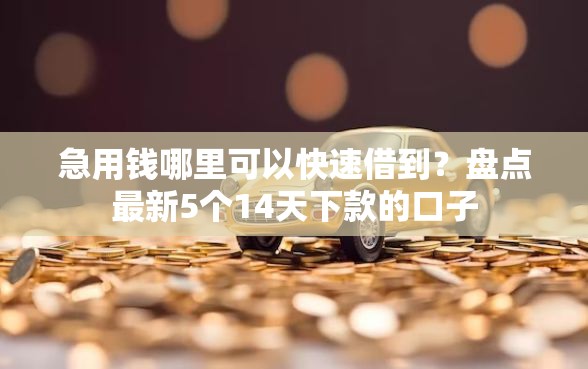 急用钱哪里可以快速借到？盘点最新5个14天下款的口子