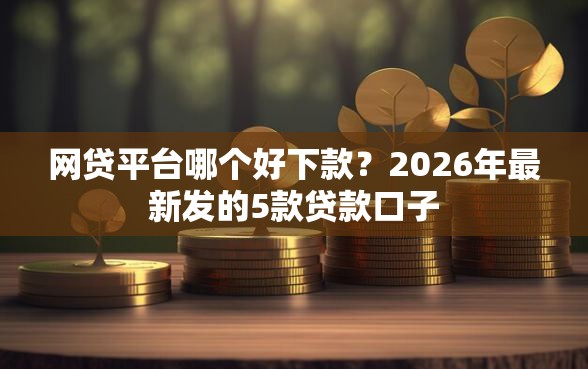 网贷平台哪个好下款？2026年最新发的5款贷款口子