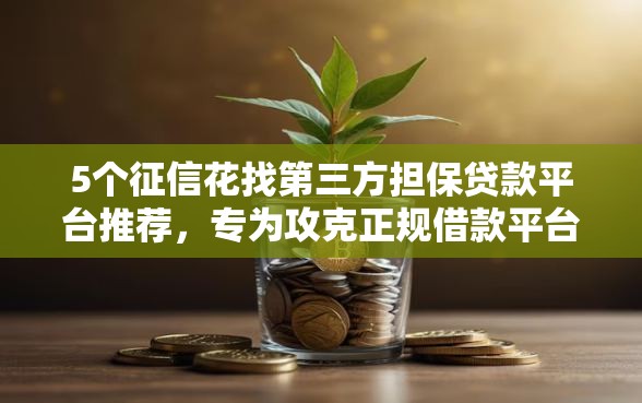 5个征信花找第三方担保贷款平台推荐，专为攻克正规借款平台有哪些难题