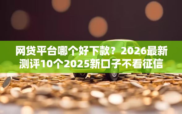 网贷平台哪个好下款？2026最新测评10个2025新口子不看征信