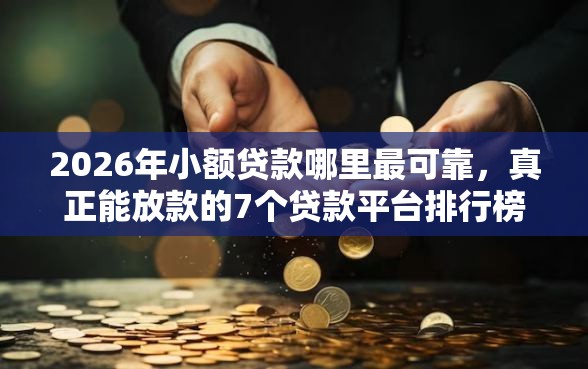 2026年小额贷款哪里最可靠，真正能放款的7个贷款平台排行榜推荐