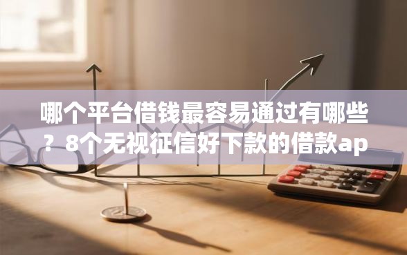 哪个平台借钱最容易通过有哪些？8个无视征信好下款的借款app推荐给你