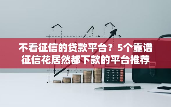 不看征信的贷款平台？5个靠谱征信花居然都下款的平台推荐