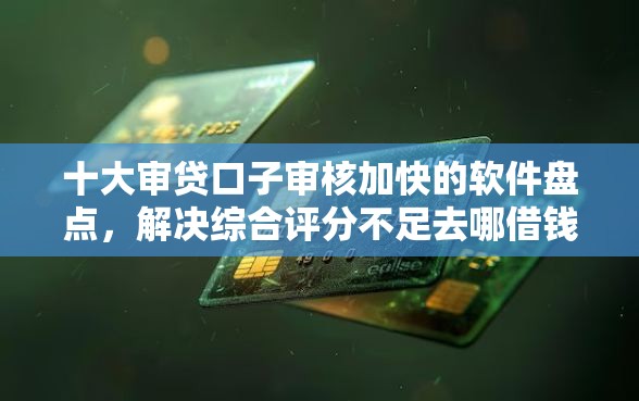 十大审贷口子审核加快的软件盘点，解决综合评分不足去哪借钱的问题