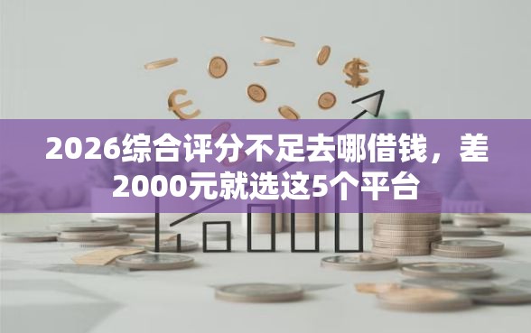 2026综合评分不足去哪借钱，差2000元就选这5个平台