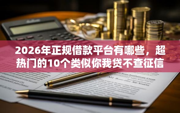 2026年正规借款平台有哪些，超热门的10个类似你我贷不查征信的贷款平台推荐