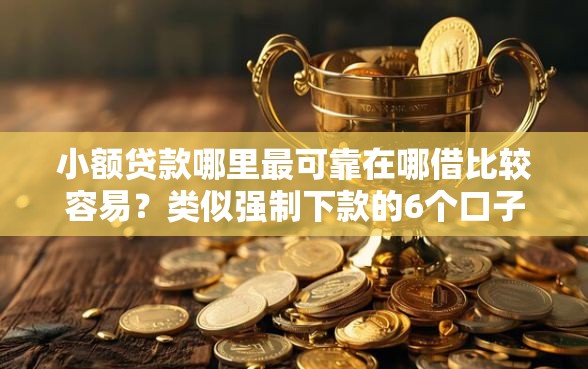 小额贷款哪里最可靠在哪借比较容易？类似强制下款的6个口子参考