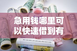 急用钱哪里可以快速借到有哪些？分享7个黑户口子2025