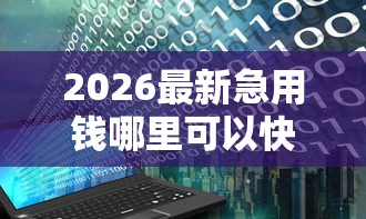 2026最新急用钱哪里可以快速借到（支持微信），5个花户黑户秒下的口子无私分享