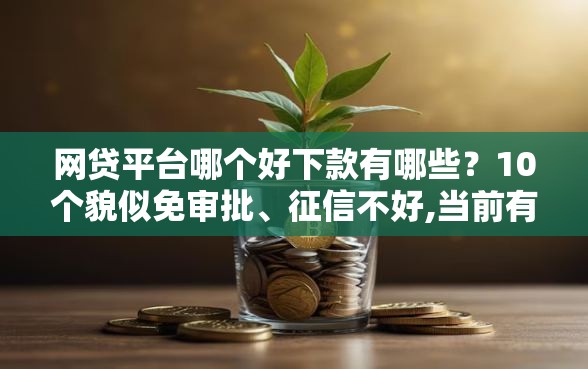 网贷平台哪个好下款有哪些？10个貌似免审批、征信不好,当前有逾期本人急需能借钱的平台合集