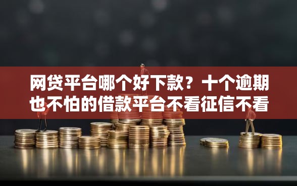 网贷平台哪个好下款？十个逾期也不怕的借款平台不看征信不看负债