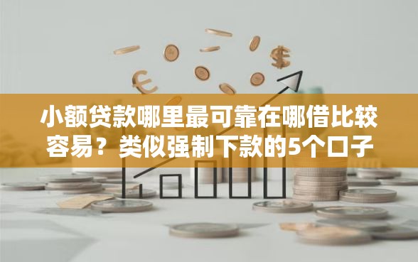 小额贷款哪里最可靠在哪借比较容易？类似强制下款的5个口子参考