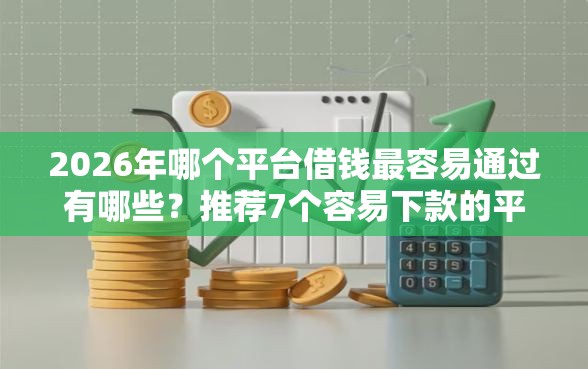 2026年哪个平台借钱最容易通过有哪些？推荐7个容易下款的平台