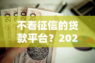 不看征信的贷款平台？2026最新测评10个65岁稳放款口子的年龄要求